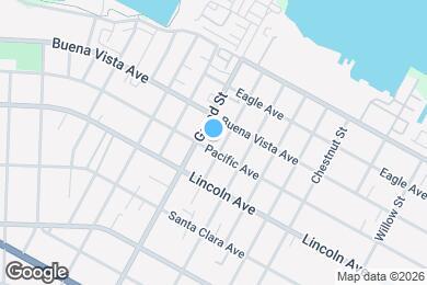 Map image of the property - 1709 Pacific Ave