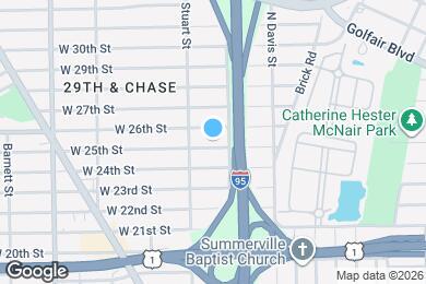 Map image of the property - 1025 W 25th St