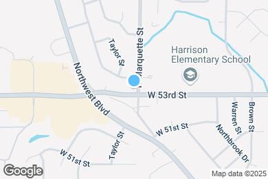 Map image of the property - 5306 Marquette St