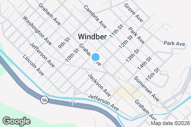 Map image of the property - 1110 Graham Ave