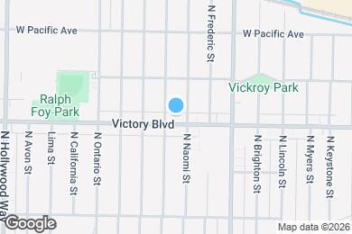 Map image of the property - 2711 W Victory Blvd