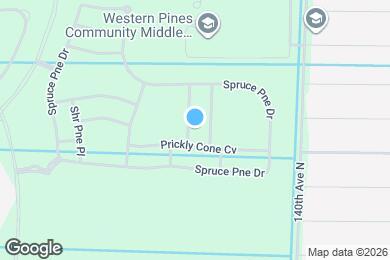Map image of the property - 5722 Aleppo Pine Pl