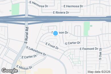 Map image of the property - 1056 E Carter Dr