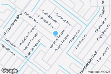 Map image of the property - 2443 Dalhart Ave