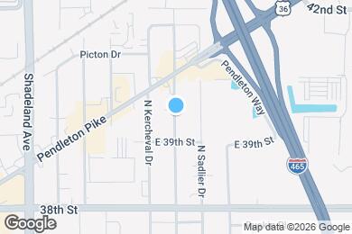 Map image of the property - 3935 N Hartman Dr