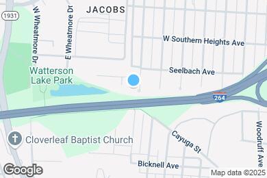 Map image of the property - 3816 Parthenia Ave