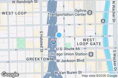 Map image of the property - 711 W Adams St