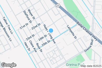 Map image of the property - 2419 Huey P Long Ave