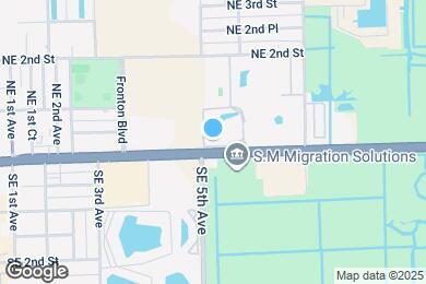Map image of the property - 501 E Dania Beach Blvd