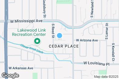 Map image of the property - 1183 S Reed Way