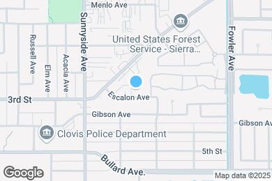 Map image of the property - 1525 Escalon Ave