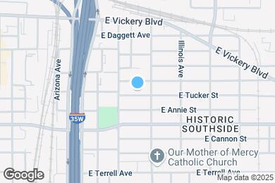 Map image of the property - 923 E Tucker St