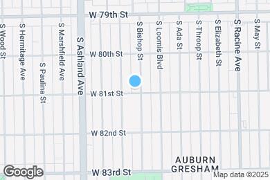 Map image of the property - 8056-8058 S Bishop St