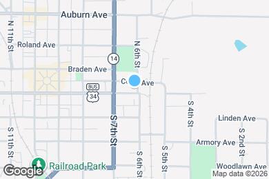 Map image of the property - 603 Court Ave
