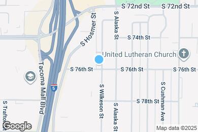 Map image of the property - 7374 S Wilkeson St