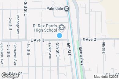 Map image of the property - 509 E Ave Q