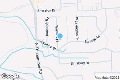 Map image of the property - 105 Warwick Pl