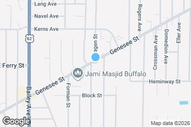 Map image of the property - 2015 Genesee St