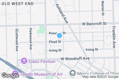 Map image of the property - 414 Floyd St