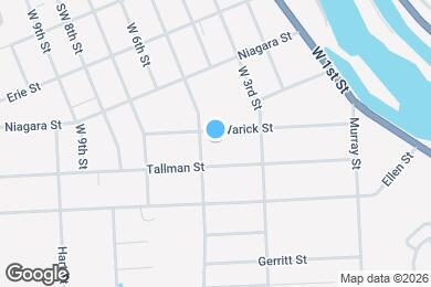 Map image of the property - 305 W 5th St