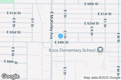 Map image of the property - 823 E 64th St