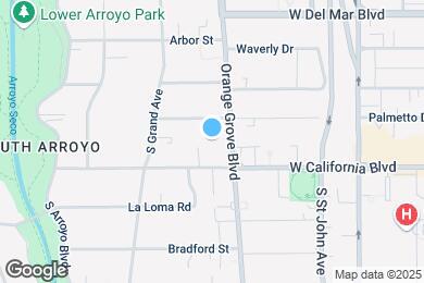 Map image of the property - 535 S Orange Grove Blvd