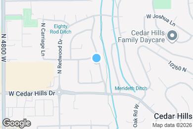 Map image of the property - 10207 N Forest Creek Dr