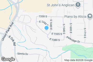 Map image of the property - 1391 E McCormick Way