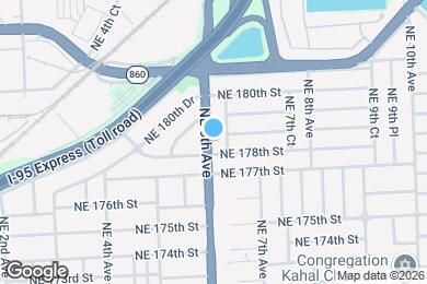 Map image of the property - 17835 NE 6th Ave