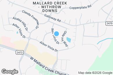Map image of the property - 2500 Red Birch Dr