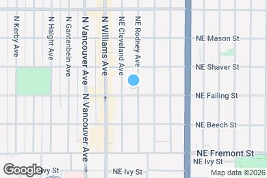 Map image of the property - 3915 NE Rodney Ave