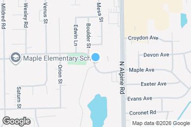 Map image of the property - 1942 Maple Ave