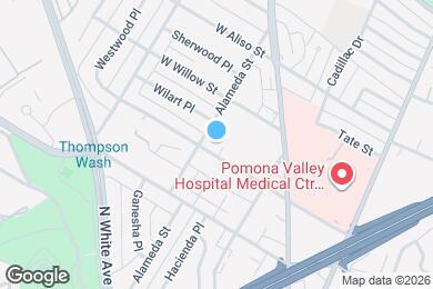 Map image of the property - 293 W Artesia St