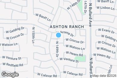 Map image of the property - 14411 N 149th Dr
