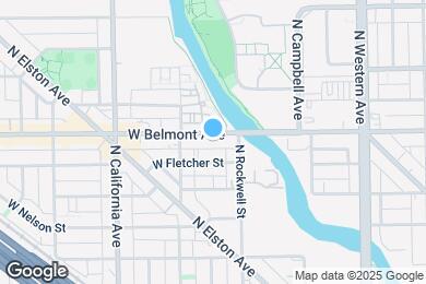 Map image of the property - 2625 W Belmont Ave