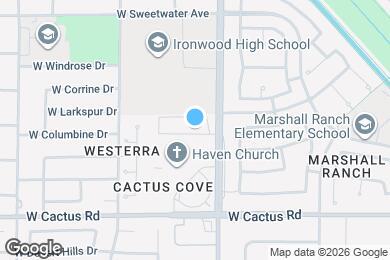 Map image of the property - 5926 W Columbine Dr