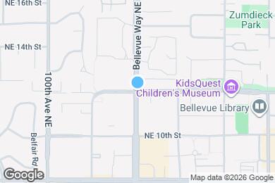 Map image of the property - 1200 Bellevue Way NE