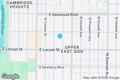 Map image of the property - 2945 N Frederick Ave
