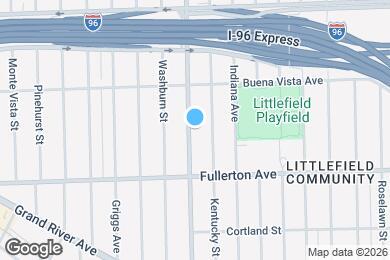 Map image of the property - 12700 Wyoming Ave