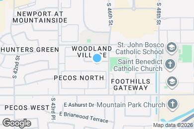 Map image of the property - 4525 E Silverwood Dr