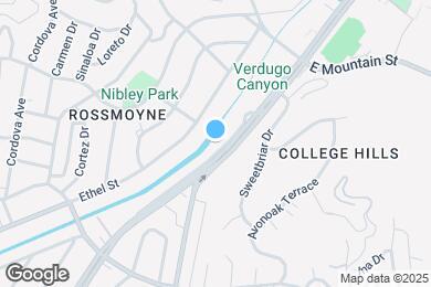 Map image of the property - 1151 N Verdugo Rd