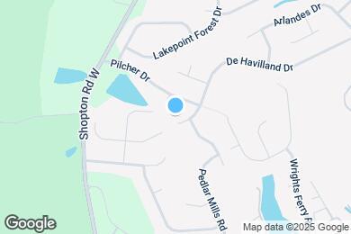 Map image of the property - 15734 De Havilland Dr