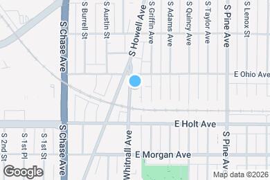 Map image of the property - 3332 S Whitnall Ave