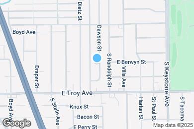 Map image of the property - 2902 Dawson St
