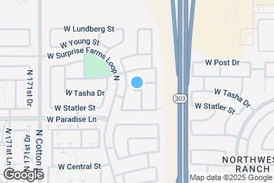 Map image of the property - 16338 N 168th Dr