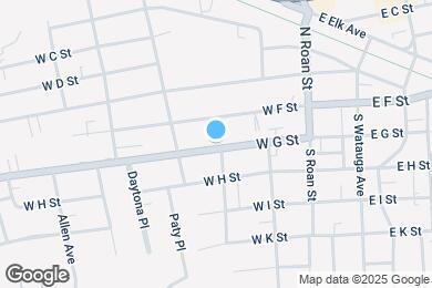 Map image of the property - 301 W G St