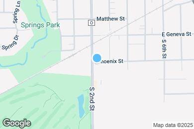 Map image of the property - 603 S 2nd St
