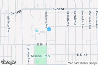 Map image of the property - 5005 Indianola Ave