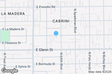 Map image of the property - 3242 E Monte Vista Dr