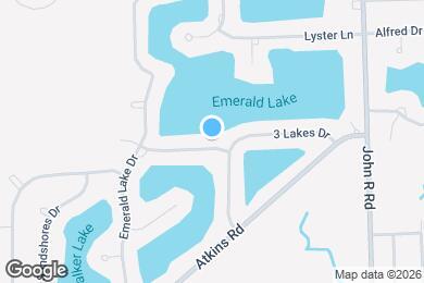 Map image of the property - 1587 3 Lakes Dr